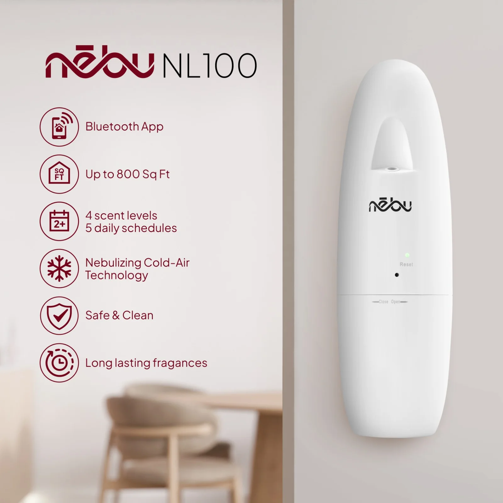 BUILD YOUR KIT - NL100 Bluetooth Fragrance Diffuser - Image 6
